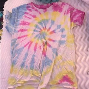 tie dye tie top